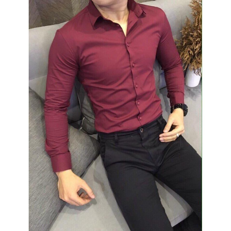 áo Sơ Mi màu nam zara man trơn, chất lụa mềm mịn dáng ôm thích hợp với nhiều lứa tuổi, dáng chuẩn | BigBuy360 - bigbuy360.vn