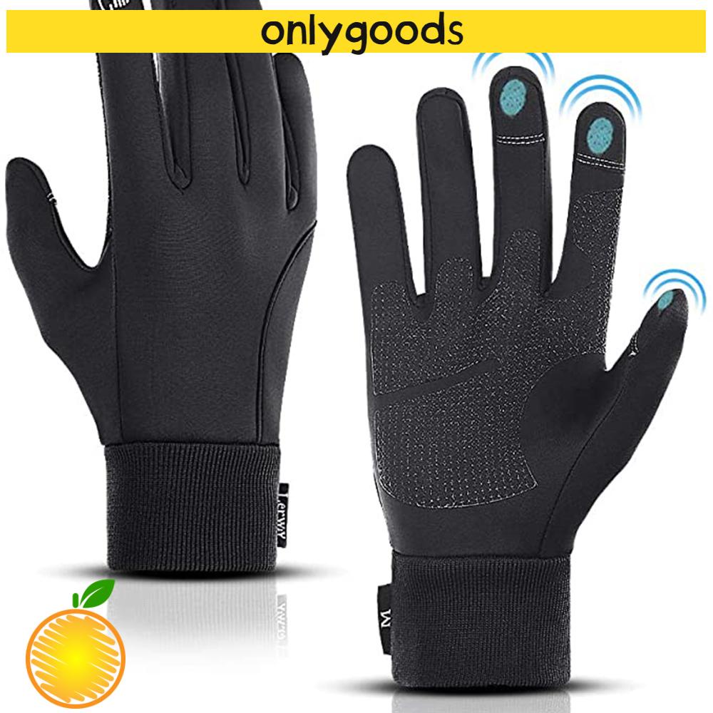 Găng tay cotton chống trượt giữ ấm mùa đông nhiều màu sắc có thể chạm màn hình cảm ứng