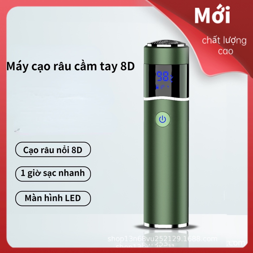 【COD】 Máy cạo râu điện không thấm nước IPX7 Máy rửa mặt cầm tay dành cho nam có thể sạc lại, Ngân hàng điện cho