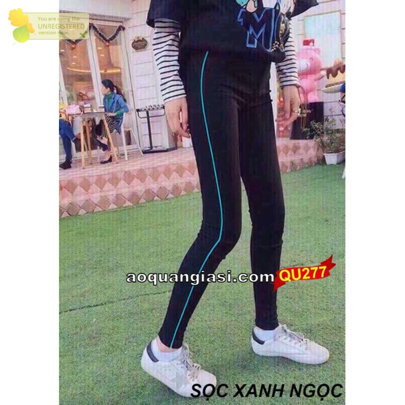 Quần legging sọc nhí đủ màu MT463 | WebRaoVat - webraovat.net.vn