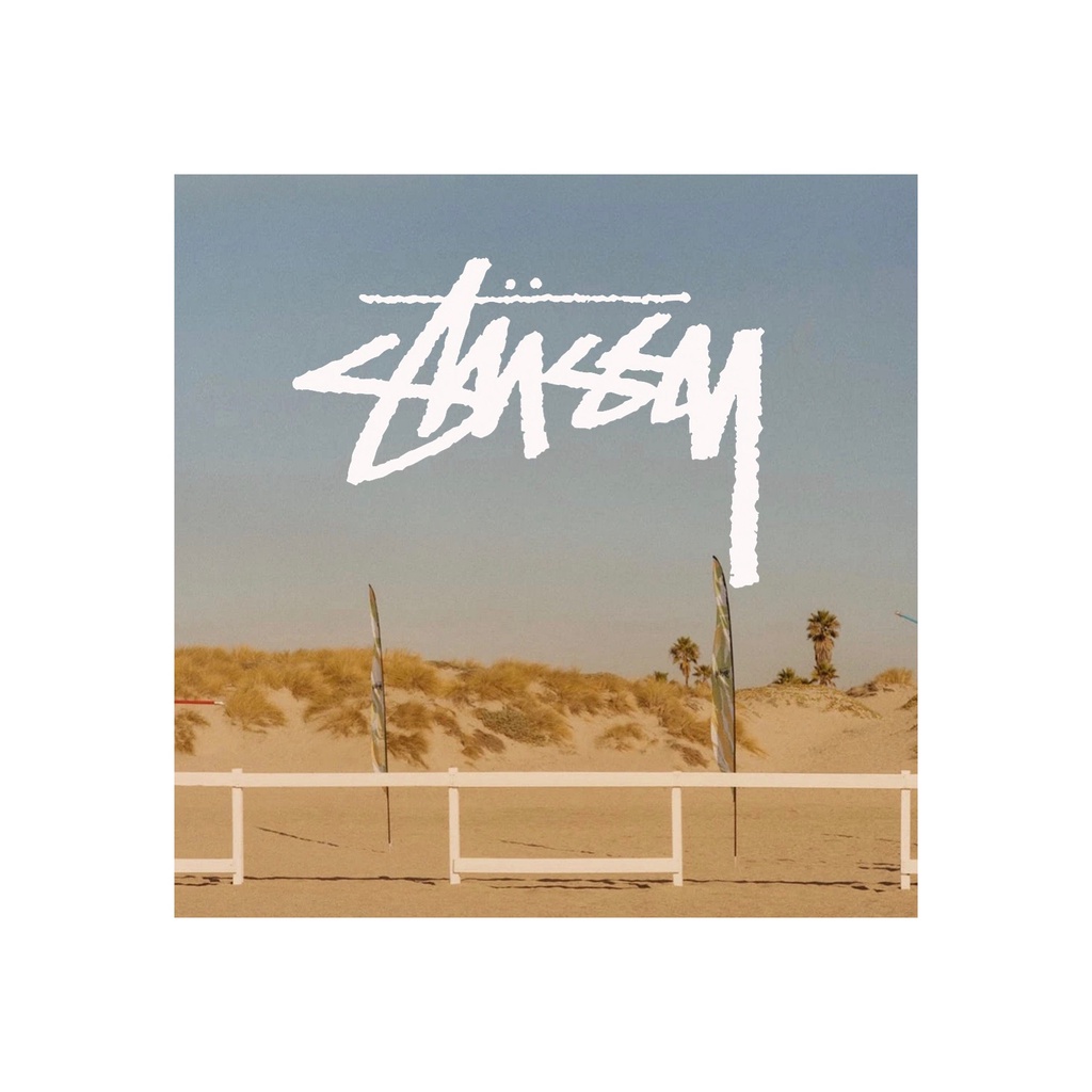 Áo nỉ STUSSY dài tay cổ tròn thời trang thu đông cho cặp đôi