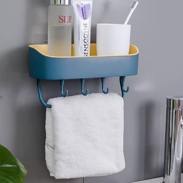 Kệ Đựng Đồ Dùng Gắn Tường Hình Vuông Đa Năng Tiện Dụng Cho Nhà Bếp / Nhà Tắm | BigBuy360 - bigbuy360.vn