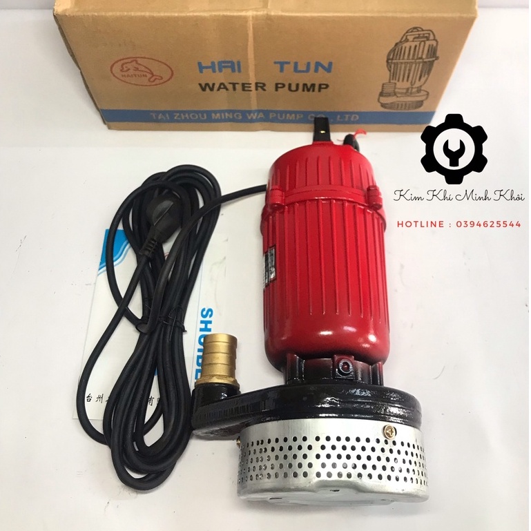 Máy bơm chìm| Bơm tõm 750W  370W HAITUN - Dây đồng 100% đầu ra F50 F27| Máy bơm hồ cá, ao cá ( Bảo hành 6 tháng)