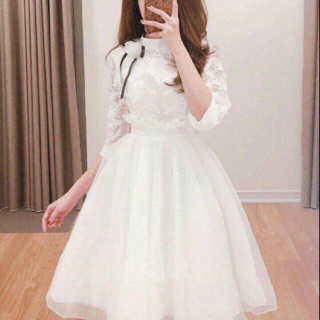 Đầm xoè công chúa kèm ảnh thật