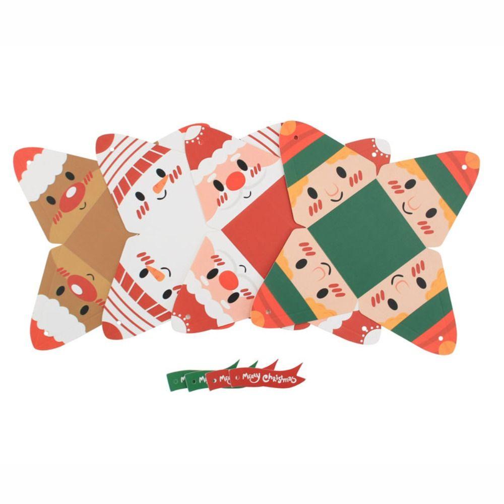 Bộ 10 Hộp Giấy Đựng Kẹo Chất Lượng Cao Hình Ông Già Noel