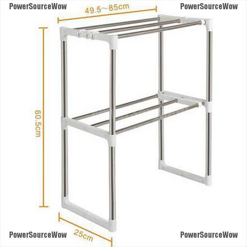 Kệ Để Lò Vi Sóng Đa Chức Năng Chất Liệu Thép Không Gỉ Có Thể Điều Chỉnh Kích Thước