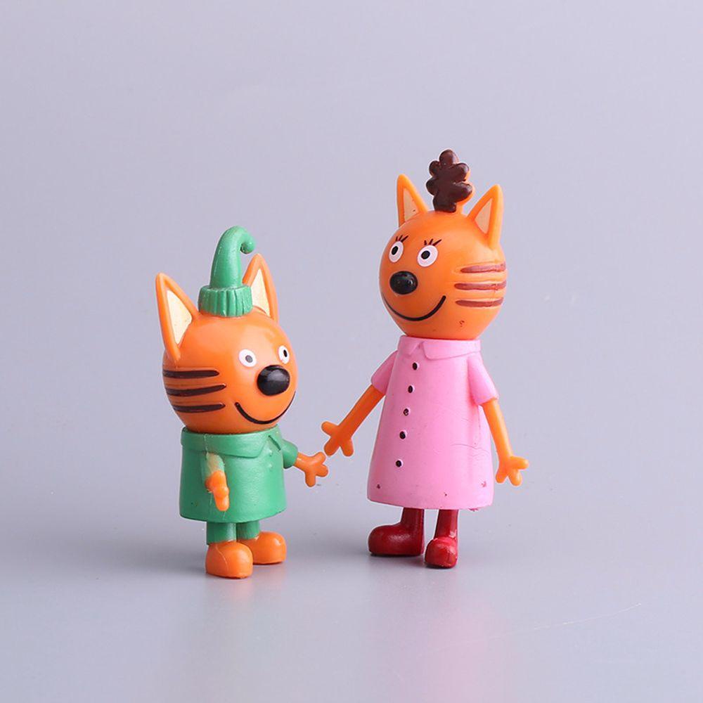 Mô Hình Ba Chú Mèo Con Dễ Thương Để Bàn Trang Trí