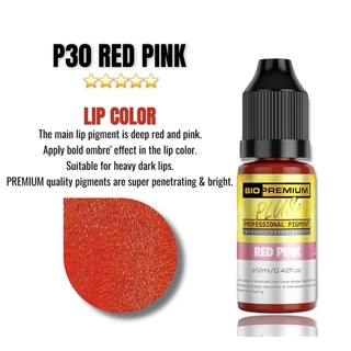 MỰC PHUN XĂM P30 RED PINK ( ĐỎ HỒNG ĐẬM )