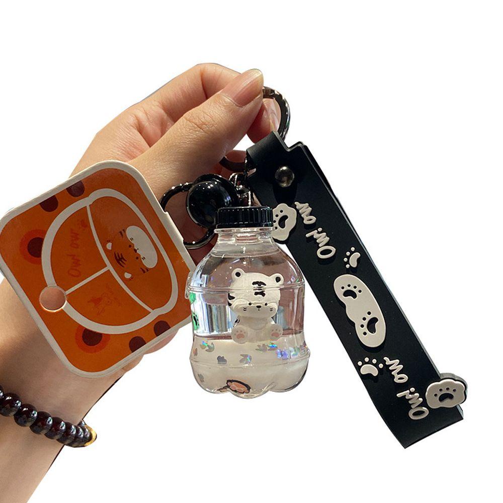 1 Móc Khóa Hình Chai Nước Ngọt / Hổ Bằng Acrylic Sáng Tạo