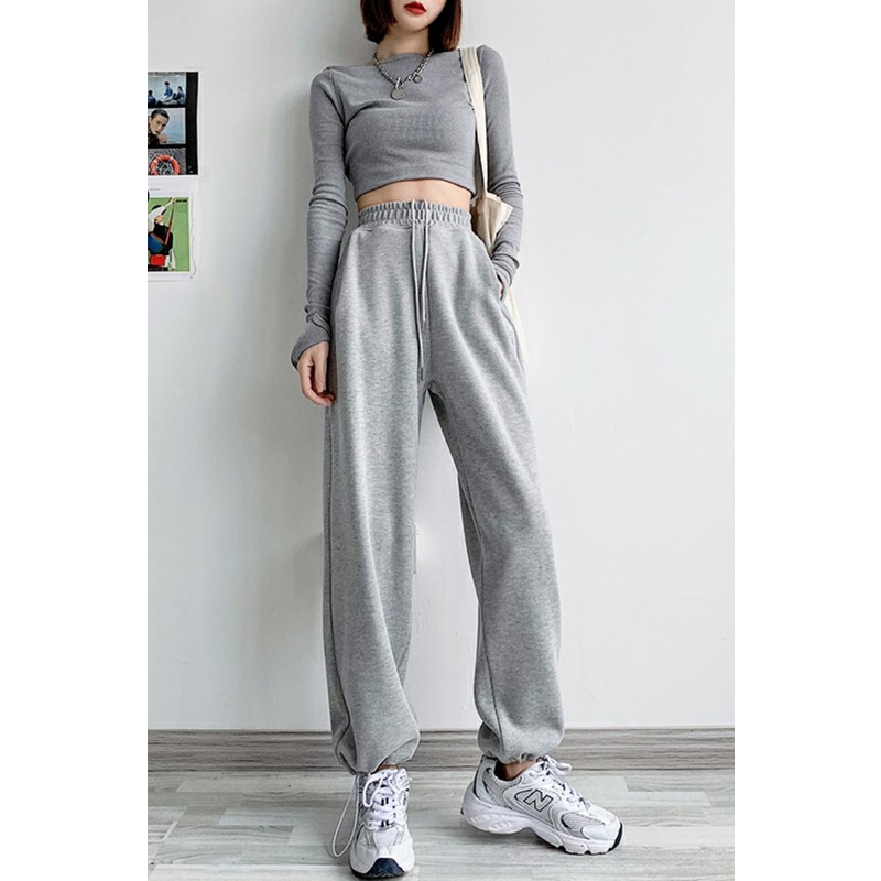 NRVP Quần Thể Thao Ống Rộng Phong Cách Thời Trang Hàn Quốc Dành Cho Nam Và Nữ