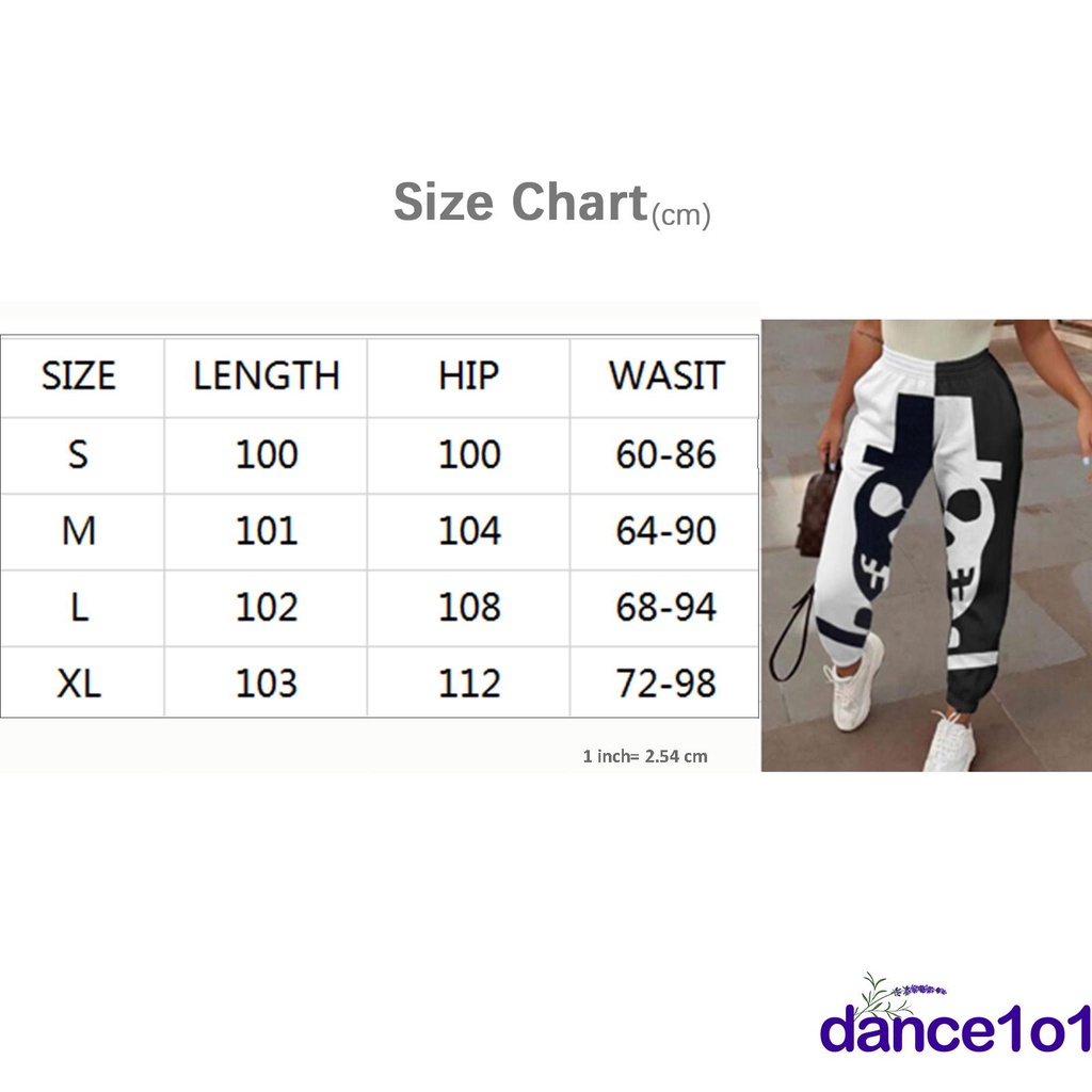 Quần Dài Nữ Lưng Cao In Hình Ma Halloween Cá Tính