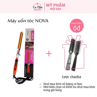 Máy uốn tóc chuyên nghiệp Nova lõi đồng cao cấp có chỉnh nhiệt chuẩn salon vào nếp nhanh