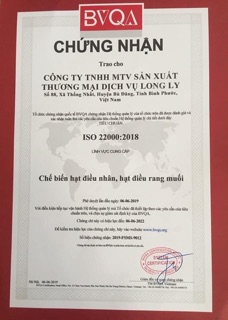 Hạt điều rang muối Long Ly - Bình Phước