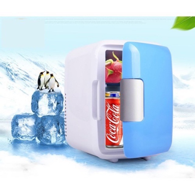 Tủ lạnh mini ôtô xe hơi , tủ lạnh mini có 2 chiều nóng lạnh,tủ lạnh 4l tiện lợi