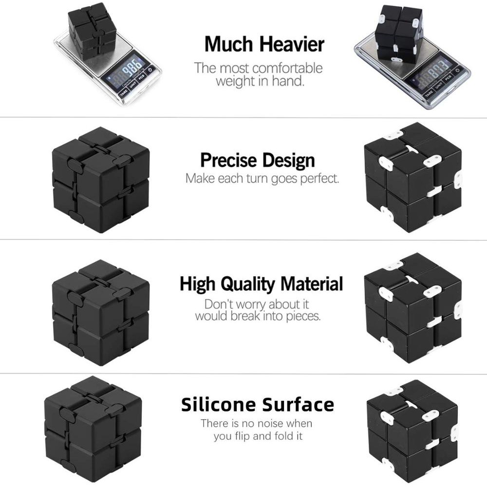 Đồ chơi khối rubik 3D HDY từ tính có thể thay đổi nhiều hình dạng