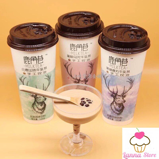 Trà sữa tự pha The Alley kèm topping Hộp 123g - Đài Loan