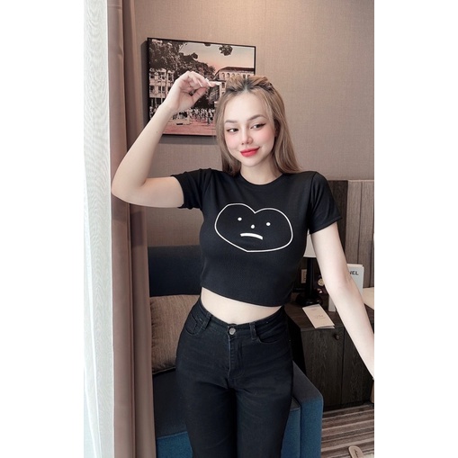 Áo thun croptop nhiều kiểu siêu xinh