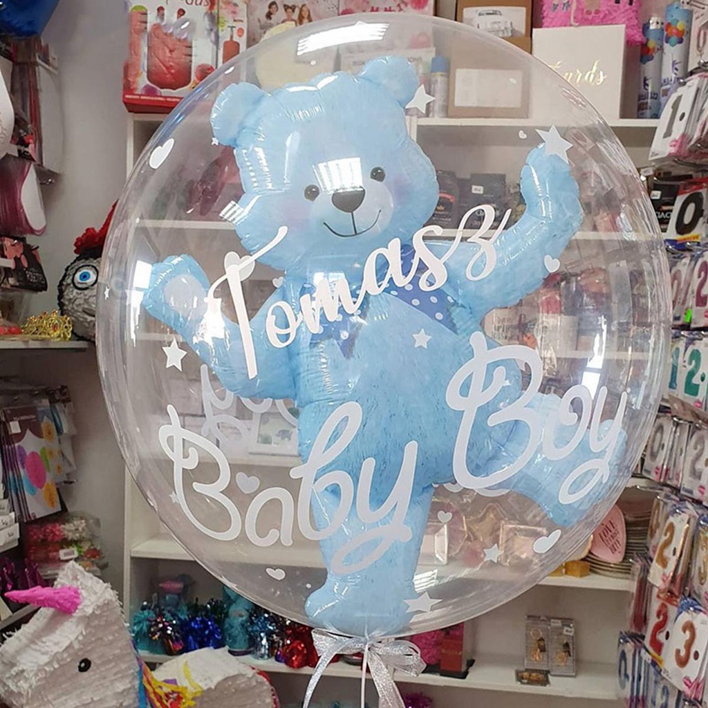 HARRIETT Bong Bóng Nhôm 4D 24 Inch Dùng Trang Trí Tiệc Cho Bé