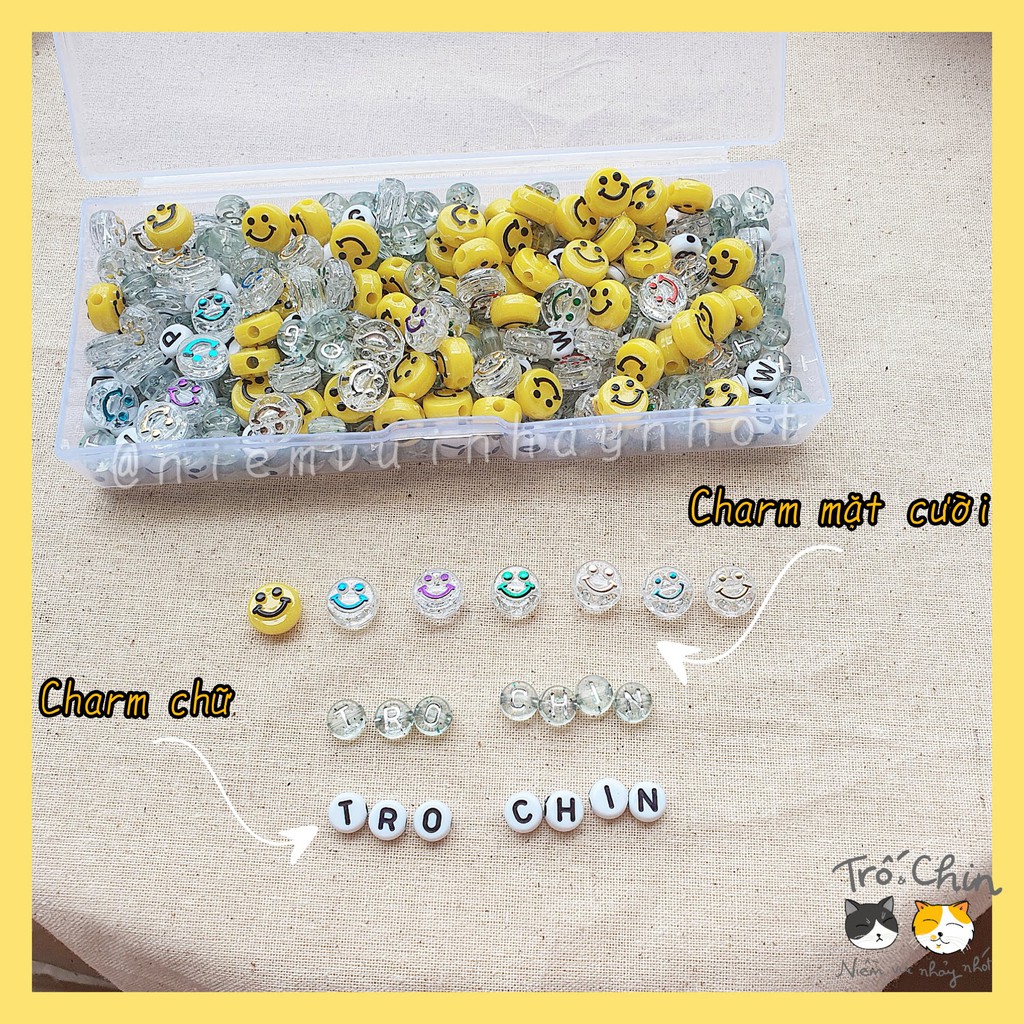 [HANDMADE] Dây đeo khẩu trang Dây đeo kính CLOUD PINK hồng trắng - Gắn charm tên cho từng cá nhân | BigBuy360 - bigbuy360.vn