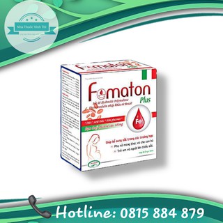 Fematon Plus – Bổ Sung Sắt Cho Bà Bầu Và Người Thiếu Sắt Hộp 20 Ống