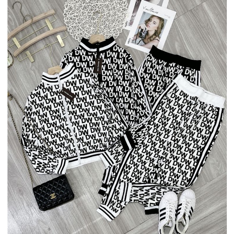 BỘ THỂ THAO CỔ KHOÁ DW 2 MÀU