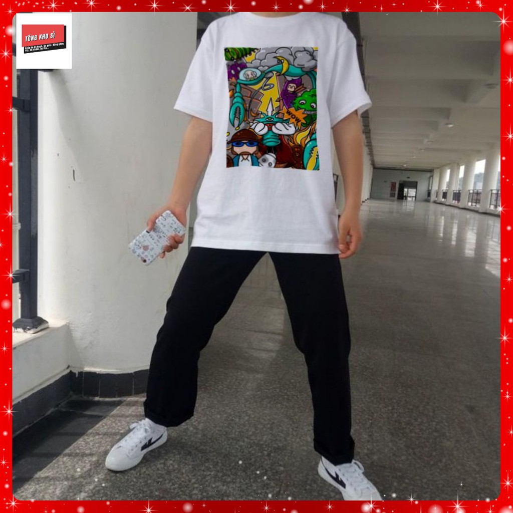 💥 Tổng Kho Sỉ Áo Thun 💥 FREESHIP 50K Áo Tay Lỡ Unisex Grafity Dream
