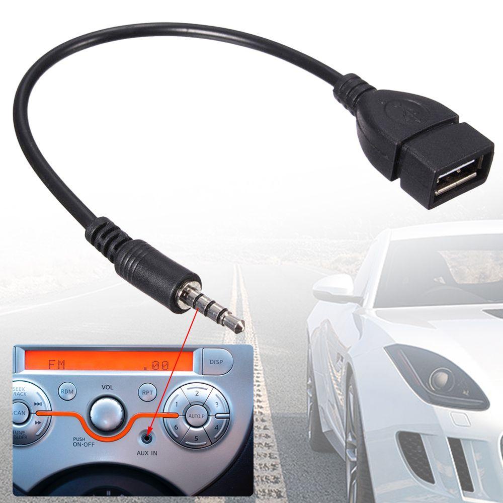 Bộ 4 Dây Cáp Âm Thanh Nối Dài Cổng USB Cho Xe Hơi