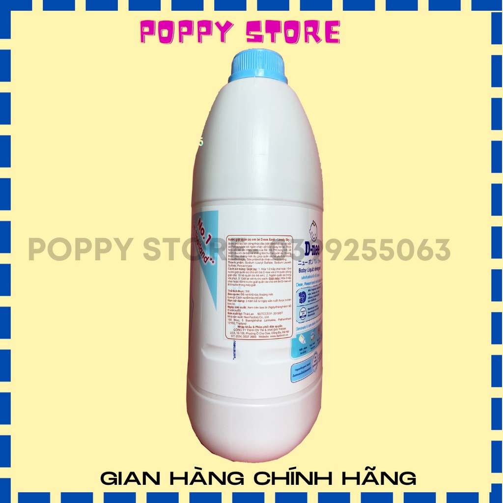 Nước giặt Dnee xanh 3000ml