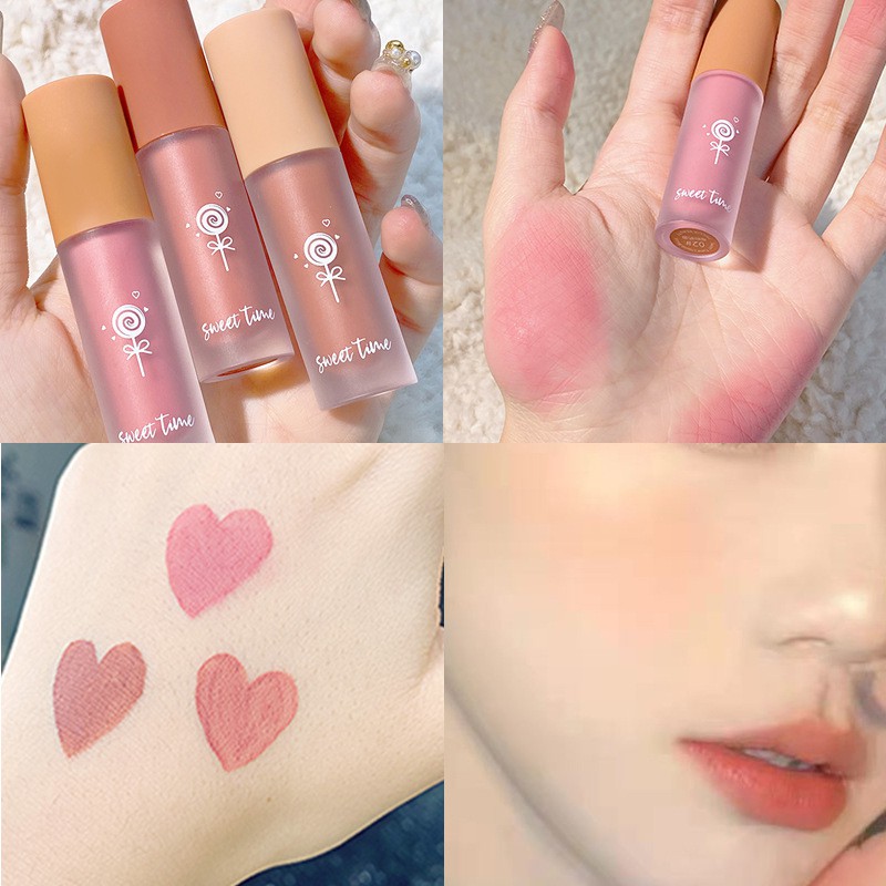 Phấn mắt má dạng lỏng FAICCIA Sweet Time matte lì hot trend FACI10