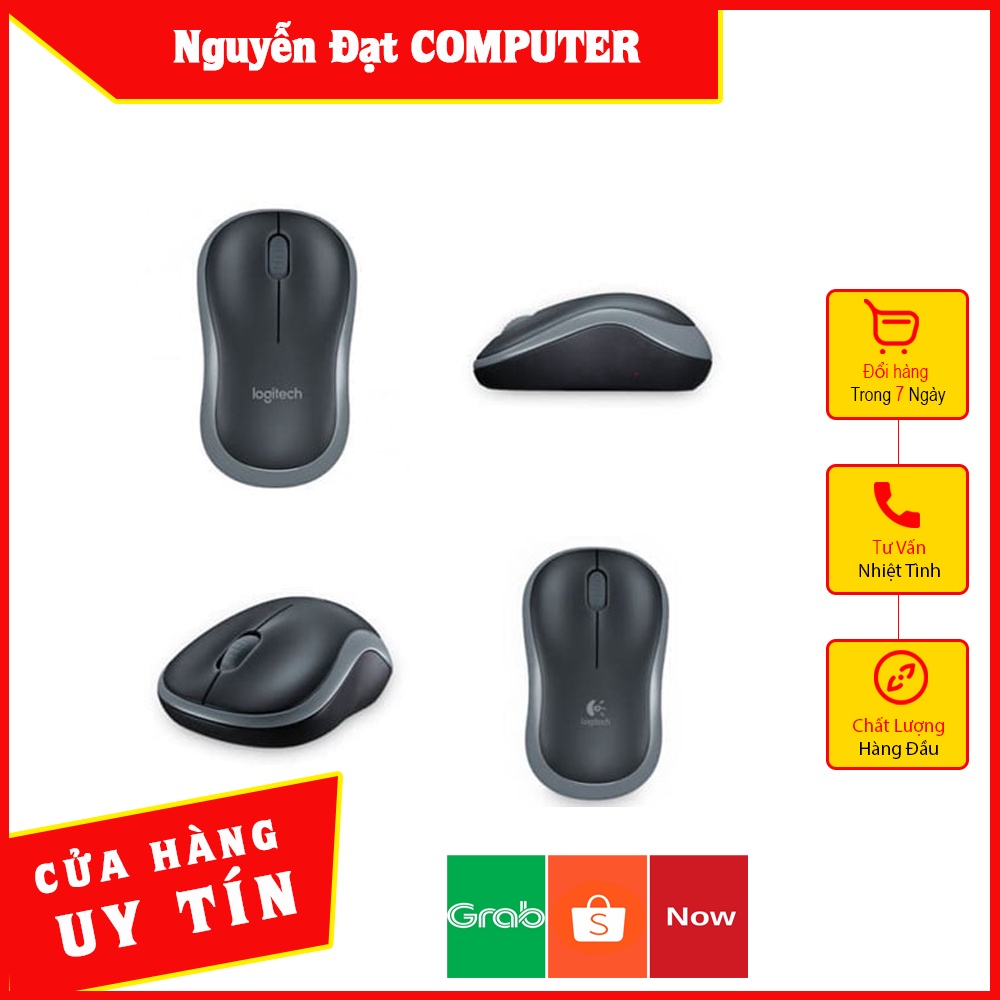 Chuột giá rẻ Logitech B175 HÀNG CHÍNH HÃNG,chuột máy tính không dây tiện dụng - Bảo hành 36 tháng