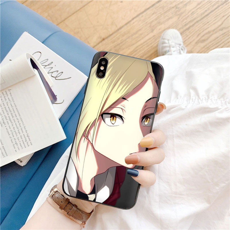 Mềm Ốp Điện Thoại Silicon Họa Tiết Hoạt Hình kenma kozume haikyuu Cho iphone 7 8 plus 6 6p 6s plus 5 5s se 2020 a071