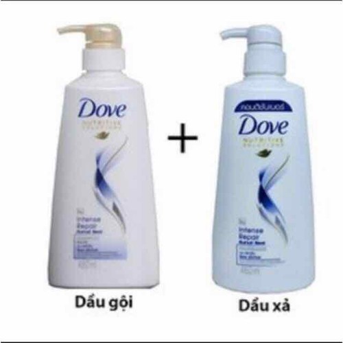 cặp dầu gội + xả dove thái lan