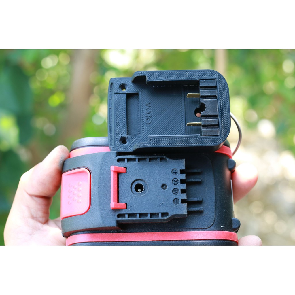 Đế lấy nguồn cho pin VOTO, HITACHI TQ, OZITO TQ, WORX