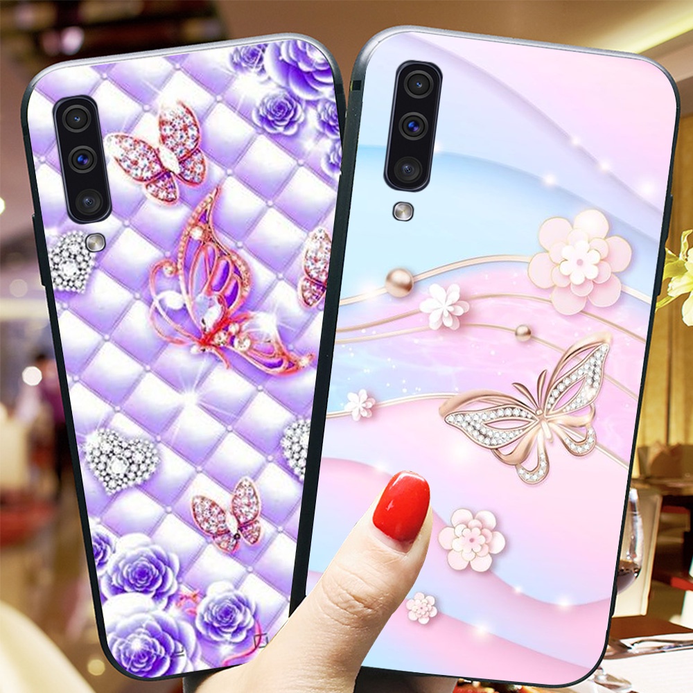 Ốp lưng điện thoại Samsung a30s / a50 / a50s / a70 in hình phong cách nữ sang chảnh