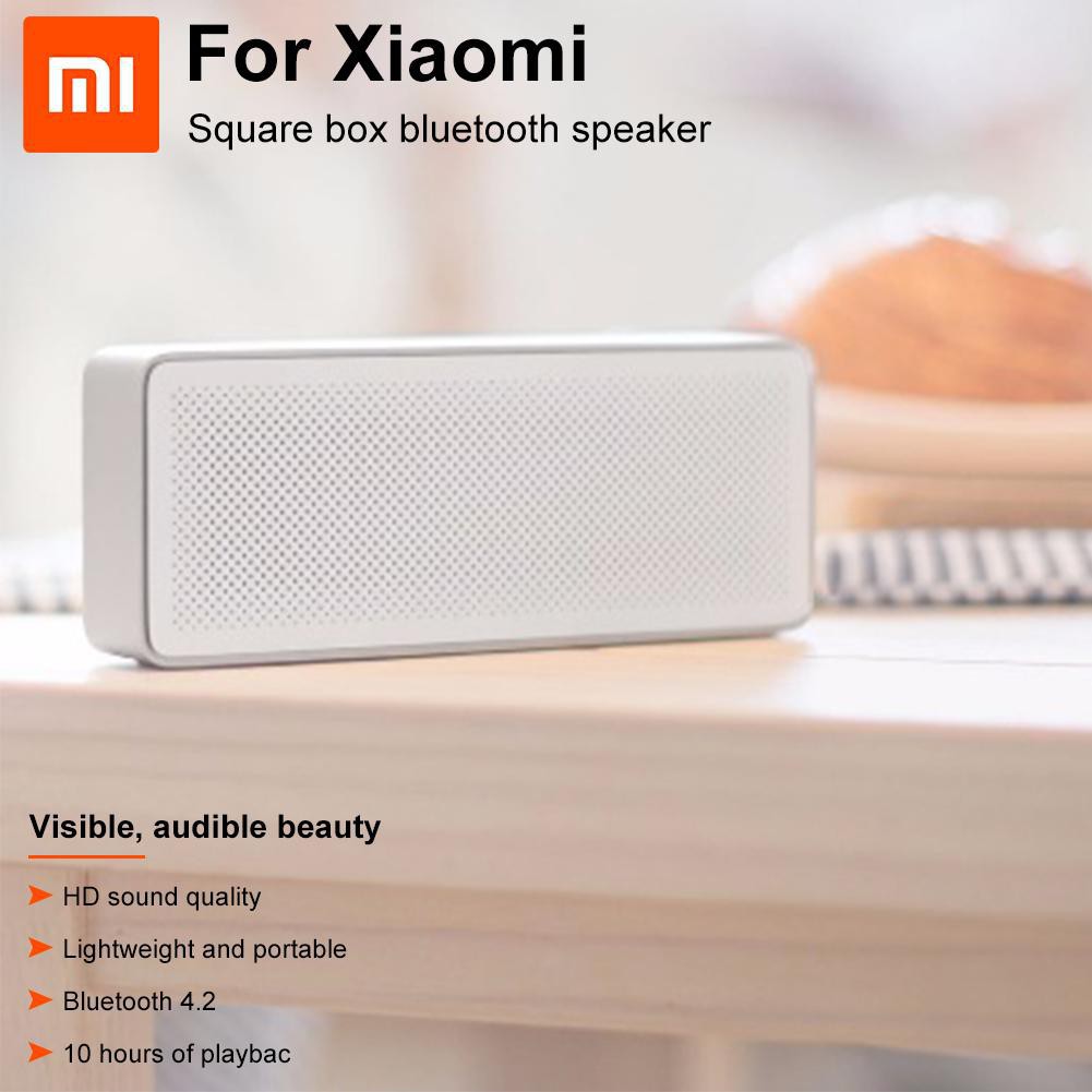Loa Bluetooth Xiaomi Square Box - Âm Thanh Trầm Ấm - Bảo Hành Đổi Mới