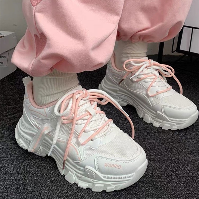Giày sneaker RENBEN đế dày phối lưới thoáng khí thời trang mùa hè 2022 mới