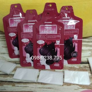 (Hộp nâu đỏ) Nhuộm tóc phủ bạc Pyeonan Hàn Quốc