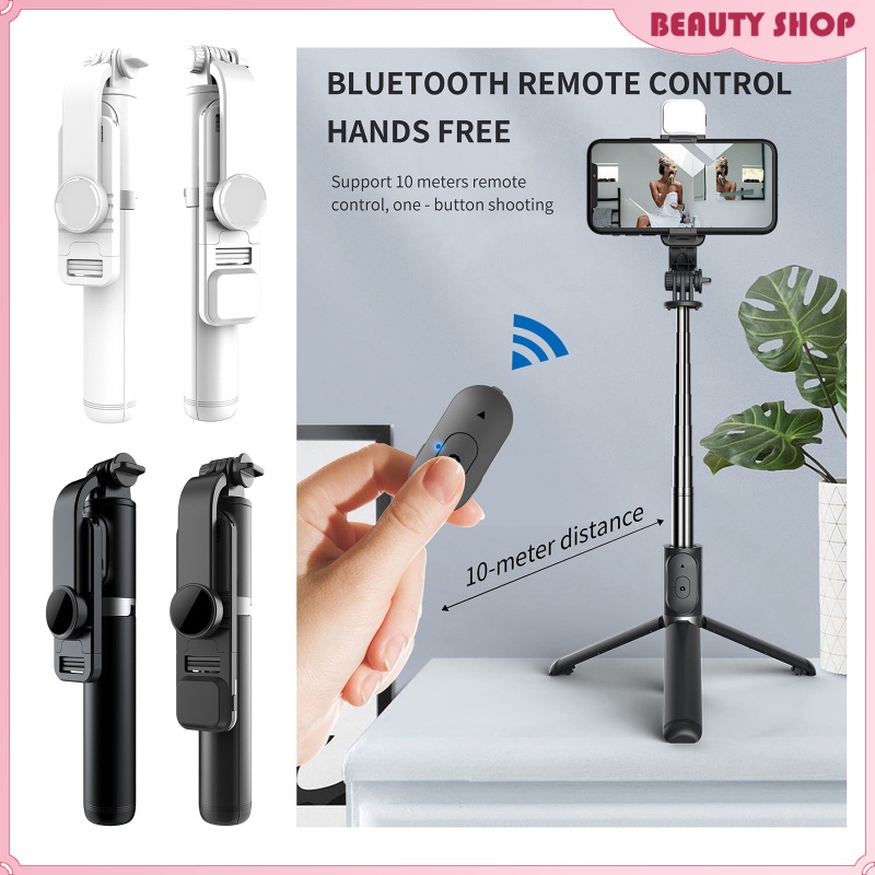 Giá Đỡ Ba Chân Bằng Thép Không Gỉ Trọng Lượng Nhẹ Có Thể Kéo Dài Kèm Điều Khiển Bluetooth | BigBuy360 - bigbuy360.vn