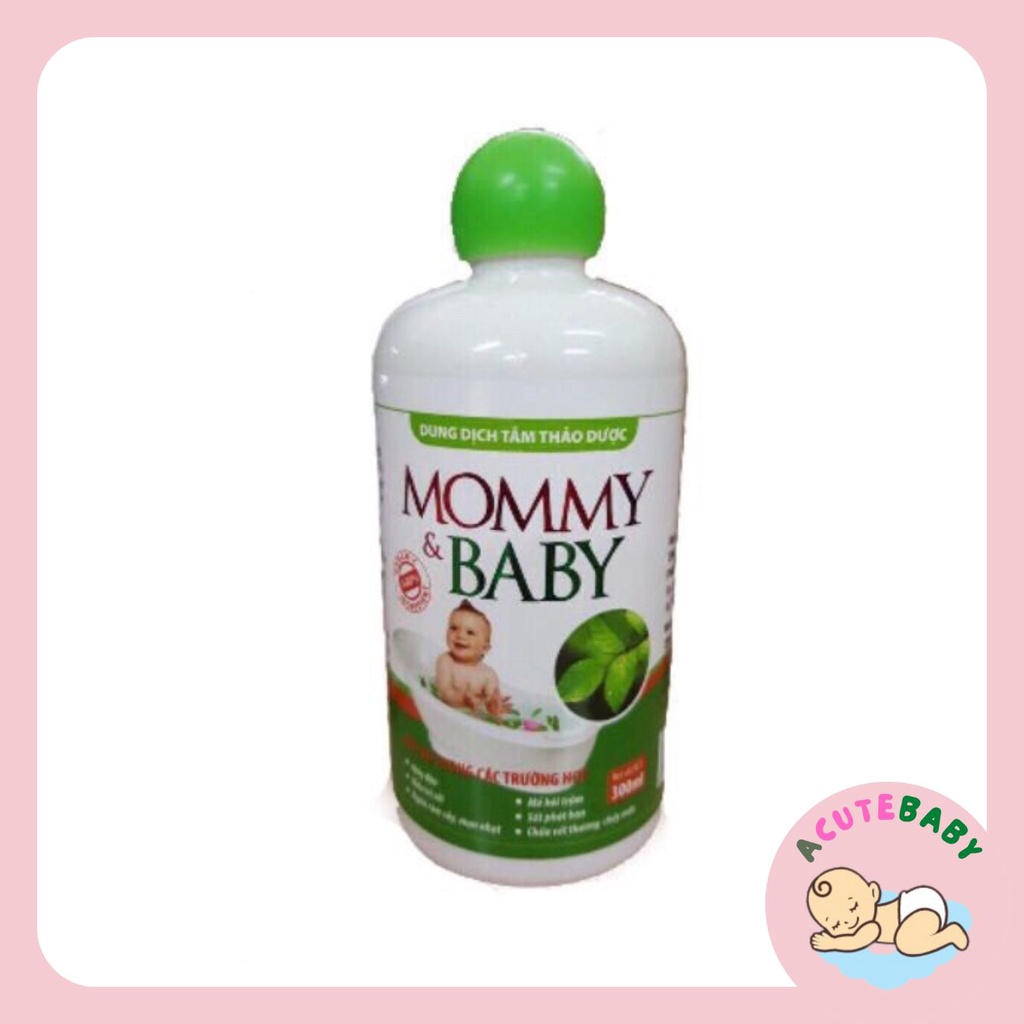 Sữa tắm gội thảo dược mommy &amp; baby 300ml