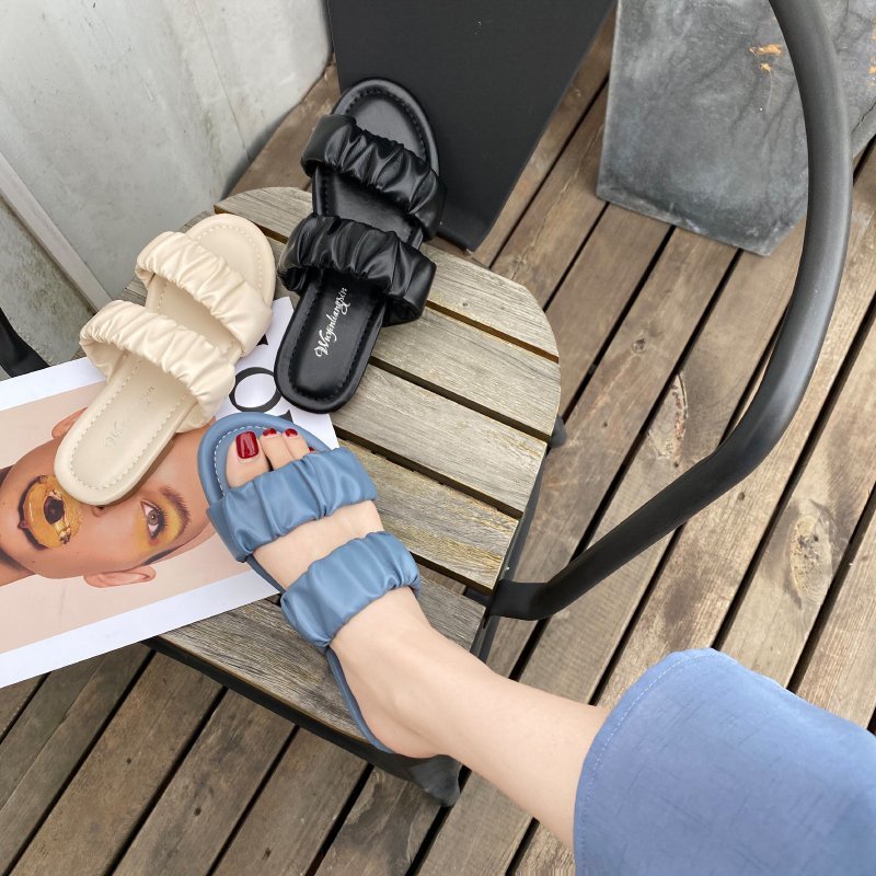 IELGY Dép đi biển Đế Mềm Phong Cách Hàn Quốc Thời Trang Cho Nữ