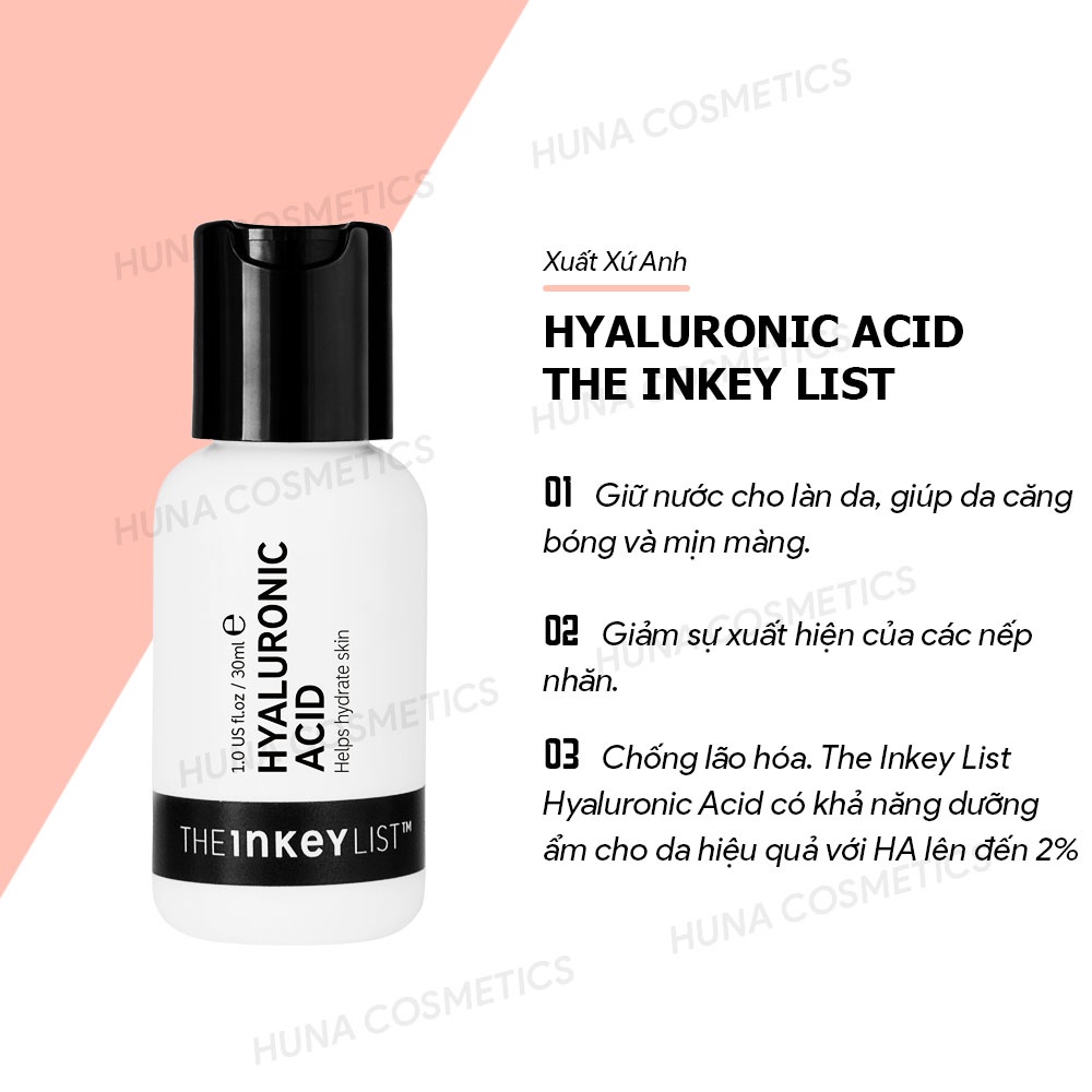 [BILL SEPHORA] SERUM CẤP ẨM HYALURONIC ACID THE INKEY LIST