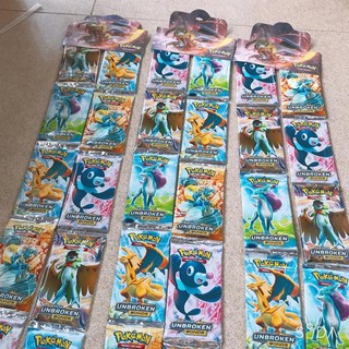 combo 2 gói thẻ bài pokemon ( gói 8 bài) 11cmx7cm