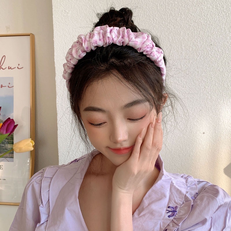 Băng Đô Màu Tím Dễ Thương Dành Cho Nữ