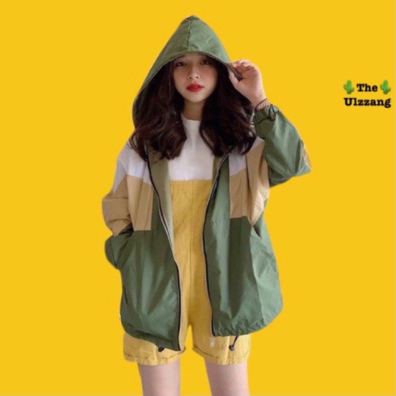 🌵 𝐓𝐡𝐞𝐔𝐥𝐳𝐳𝐚𝐧𝐠 🌵 CM Áo Khoác Dù Phối Kiểu Siêu Hot (Kèm Hình, Video Quay Thật)