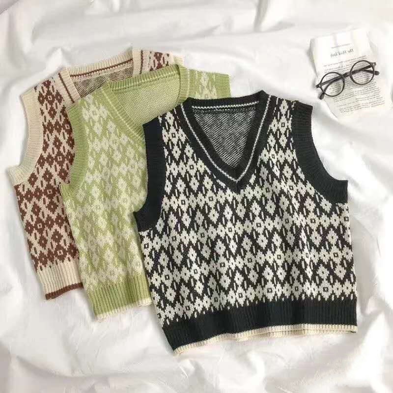 NUZIRO  Áo Dệt Kim Sát Nách Cổ Chữ V Dễ Phối Đồ