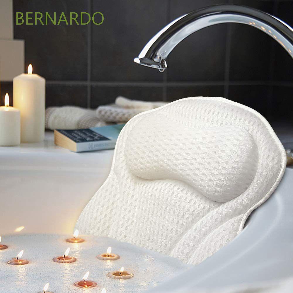 Gối kê đầu tựa cổ gắn bồn tắm có giác hút thoáng khí dành cho spa tại nhà
