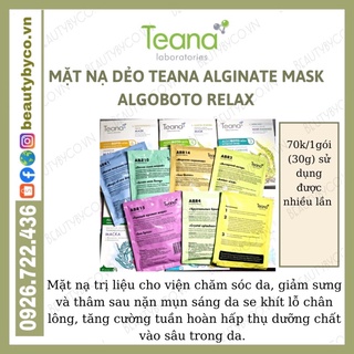 Mặt Nạ Bột Dẻo Teana Nga Chiết Xuất Từ Thiên Nhiên (MIẾNG)