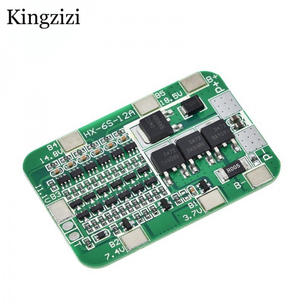 Bảng Mạch Bảo Vệ 6S 15A 24v PCB BMS Dành Cho Mô Đun Pin Li-Ion 18650 Li-Ion