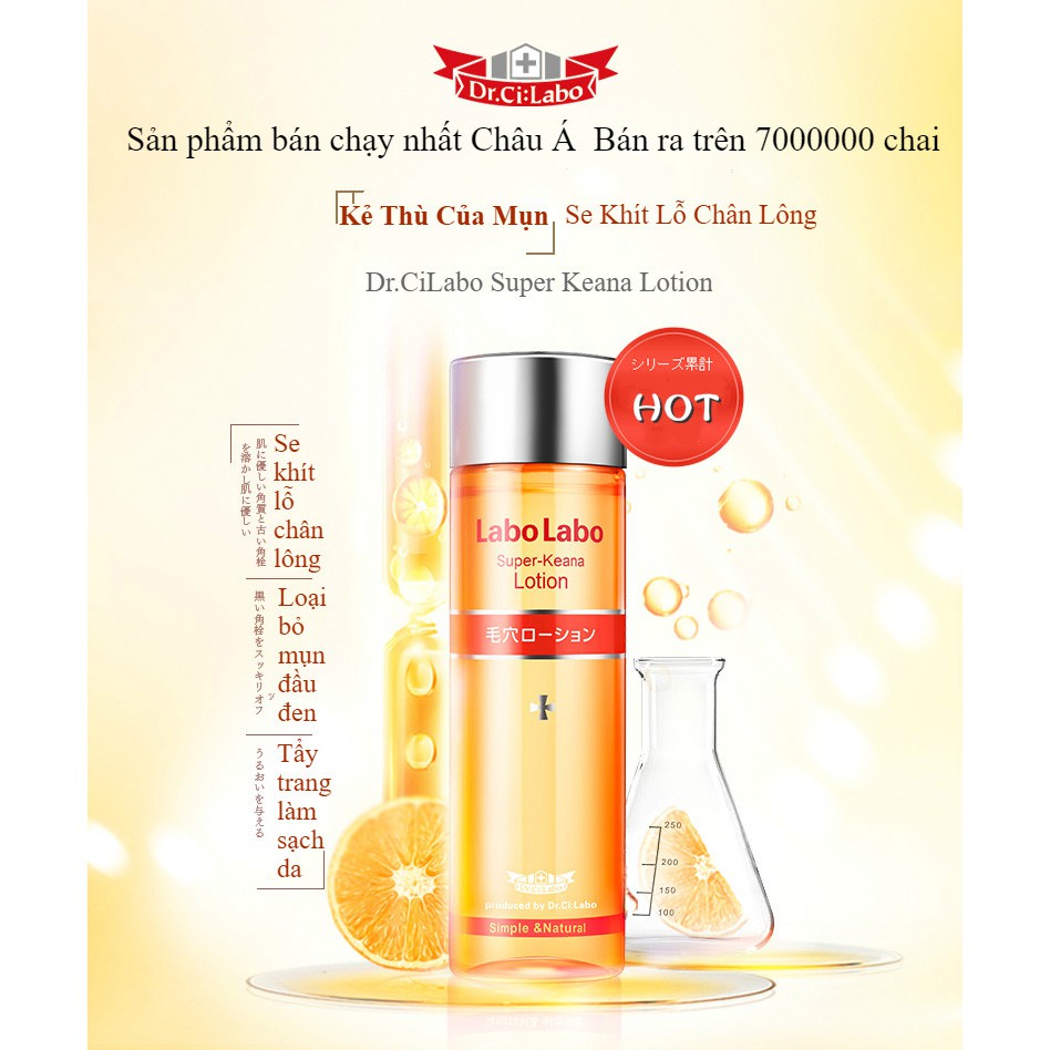 Toner Labo Labo se khít lỗ chân lông, sạch sâu Supper Keana Lotion ngừa mụn