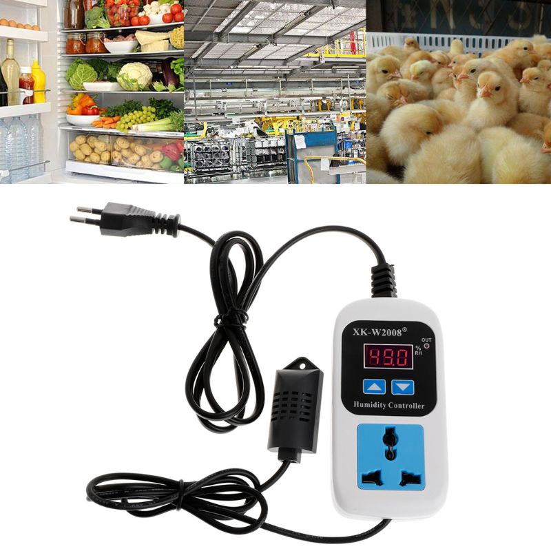 ✿ Ổ Cắm Điện Điều Khiển Độ Ẩm 110V 220V 10A 0~99%RH | BigBuy360 - bigbuy360.vn